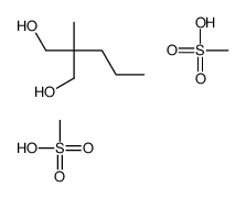 methanesulfonic acid,2-methyl-2-propylpropane-1,3-diol结构式