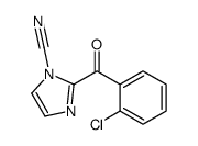 2-(2-chlorobenzoyl)imidazole-1-carbonitrile Structure