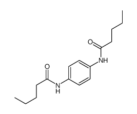 N-[4-(pentanoylamino)phenyl]pentanamide结构式