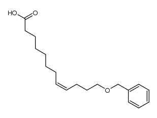 (Z)-12-Benzyloxy-8-dodecenoic-acid结构式