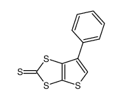 6-phenylthieno[2,3-d][1,3]dithiole-2-thione结构式