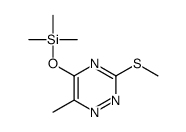 trimethyl-[(6-methyl-3-methylsulfanyl-1,2,4-triazin-5-yl)oxy]silane Structure