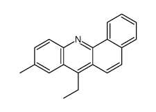 7-Ethyl-9-methylbenz[c]acridine structure