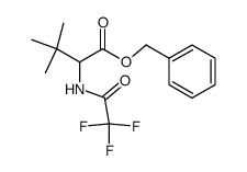 benzyl N-trifluoroacetyl-tert-leucinate Structure