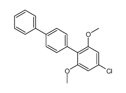 5-chloro-1,3-dimethoxy-2-(4-phenylphenyl)benzene Structure