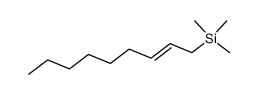 (E)-1-(Trimethylsilyl)-2-nonene结构式