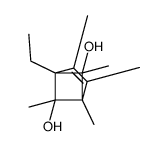 4-ethyl-1,2,3,5,6-pentamethylbicyclo[2.1.1]hex-2-ene-5,6-diol Structure