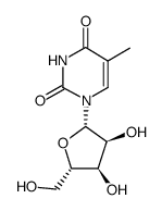 5-METHYL-1-(β-L-RIBOFURANOSYL)URACIL Structure