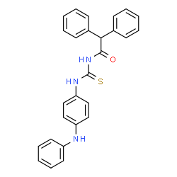 N-{[(4-anilinophenyl)amino]carbonothioyl}-2,2-diphenylacetamide结构式