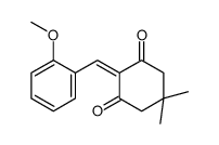 2-[(2-methoxyphenyl)methylidene]-5,5-dimethylcyclohexane-1,3-dione结构式