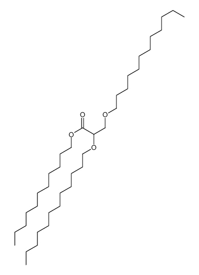 undecyl 2,3-didodecoxypropanoate结构式