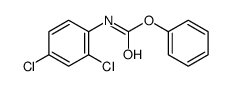 phenyl N-(2,4-dichlorophenyl)carbamate结构式