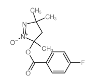 (3,5,5-trimethyl-2-oxido-4H-pyrazol-3-yl) 4-fluorobenzoate structure