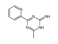 4-methyl-6-pyridin-2-yl-1,3,5-triazin-2-amine Structure