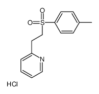 2-[2-(4-methylphenyl)sulfonylethyl]pyridine,hydrochloride Structure