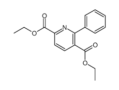 diethyl 6-phenylpyridine-2,5-dicarboxylate结构式