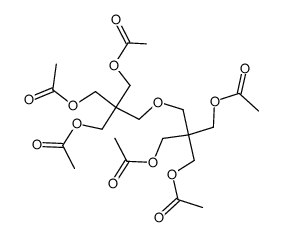 2,2'-[oxybis(methylene)]bis[2-[(acetyloxy)methyl]propane-1,2-diyl] tetraacetate结构式
