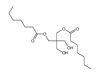 2,2-bis(hydroxymethyl)propane-1,3-diyl bisheptanoate结构式