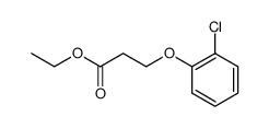 3-(2-chloro-phenoxy)-propionic acid ethyl ester Structure