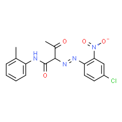 2-[(4-chloro-2-nitrophenyl)azo]-3-oxo-N-(o-tolyl)butyramide picture