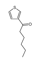 1-(thiophen-3-yl)hexan-1-one Structure