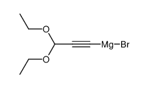 3,3-diethoxy-1-propynylmagnesium bromide结构式