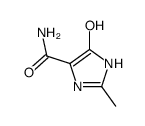 1H-Imidazole-4-carboxamide,5-hydroxy-2-methyl-(9CI) structure