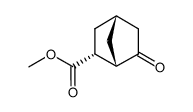 endo-6-Carbomethoxybicyclo[2.2.1]heptan-2-one Structure