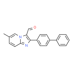 2-BIPHENYL-4-YL-6-METHYLIMIDAZO[1,2-A]PYRIDINE-3-CARBALDEHYDE Structure