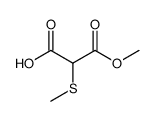 3-methoxycarbonyl-3-methylthiopropanoic acid Structure
