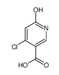 4-Chloro-6-hydroxynicotinic acid Structure