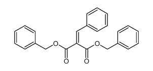 Phenyl methylene propanedioic acid dibenzyl ester Structure