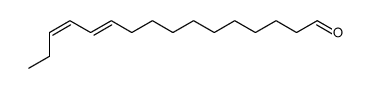 (11E,13Z)-Hexadecadienal structure