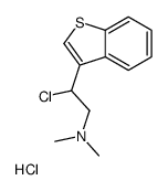 [2-(1-benzothiophen-3-yl)-2-chloroethyl]-dimethylazanium,chloride结构式