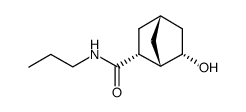 endo-6-hydroxybicyclo[2.2.1]heptane-endo-2-N-propylcarboxamide Structure