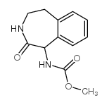 (2-氧代-2,3,4,5-四氢-1H-苯并[d]氮杂革-1-基)-氨基甲酸甲酯结构式