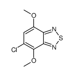 5-chloro-4,7-dimethoxy-benzo[1,2,5]thiadiazole结构式