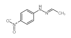 N-(ethylideneamino)-4-nitro-aniline Structure