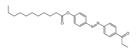 [4-[(4-propanoylphenyl)diazenyl]phenyl] undecanoate Structure