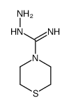 4-Thiomorpholinecarboximidicacid,hydrazide(9CI)结构式