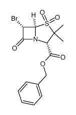 benzyl bromopenicillanate-S,S-dioxide Structure