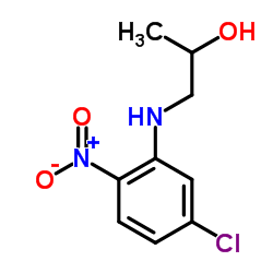 1-(5-Chloro-2-nitro-phenylamino)-propan-2-ol结构式