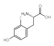 2-氟-L-酪氨酸结构式
