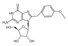 8-(p-methoxybenzyl)guanosine Structure