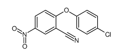 2-(4-chlorophenoxy)-5-nitrobenzonitrile结构式