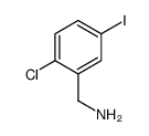 1-(2-Chloro-5-iodophenyl)methanamine Structure