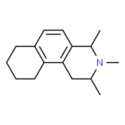 Benz[f]isoquinoline, 1,2,3,4,7,8,9,10-octahydro-2,3,4-trimethyl- (8CI)结构式