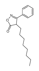 4-octyl-3-phenylisoxazoline-5-one结构式