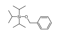 phenylmethoxy-tri(propan-2-yl)silane Structure