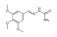 3,4,5-trimethoxybenzaldehyde semicarbazone Structure